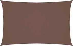 vidaXL Parasolar, maro, 4x7 m, țesătură oxford, dreptunghiular