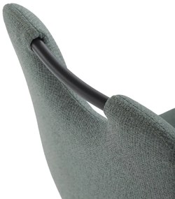 Set de masă cu farfurie ceramică și 4 scaune,verde