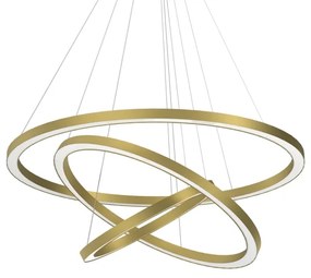 Lustră LED pe cablu GALAXIA LED/85W/230V aurie