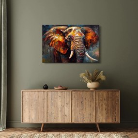 Tablou - Pictura unui elefant (90x60 cm)