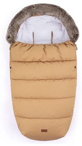 Sac pentru cărucior 4 în 1 PETITE&MARS COMFY Elegant Caramel/White maro