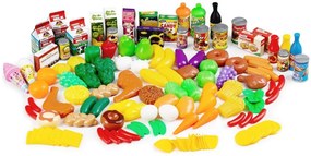 Set de fructe și legume Ecotoys bucătărie distractivă 120 buc