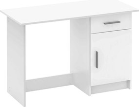 Birou SIRISS NEW, alb, DTD laminat, 109x50x75 cm