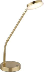 Globo 58504TM - Lampă de masă tactilă LED reglabilă SILVIO LED/6,5W/230V, alamă