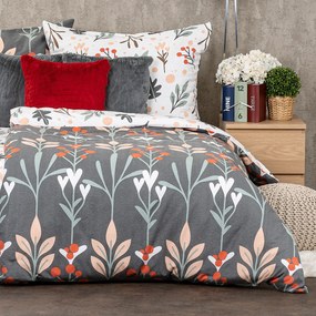 Lenjerie de pat din flanel 4Home Winter nature,220 x 200 cm, 2 buc. 70 x 90 cm, 220 x 200 cm, 2 buc. 70 x 90 cm