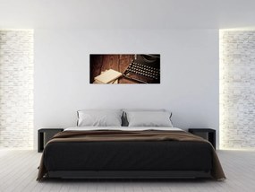 Tablou - Mașina de scris (120x50 cm)