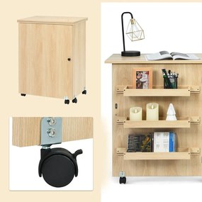 Masă pentru mașină de cusut, natur