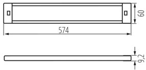 Corp de iluminat LED dimabil cu senzor pentru mobilier Kanlux 38120 DAXA LED/9W/24V