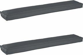 vidaXL Set de perne pentru palet 2 pcs Antracit 200 x 40 x 8 cm