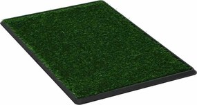 vidaXL Toaletă animale companie tavă & gazon artificial 76x51x3cm WC