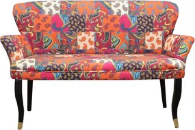 Canapea 2 persoane cocktail Relax Homs textil portocaliu