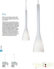 Pendul modern diametru 14,5 cm FLUT SP1 BIG bianco 035666