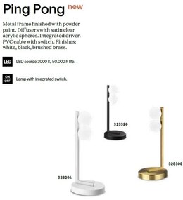 Lampa de masa LED design minimalist Ping pong tl2 alama