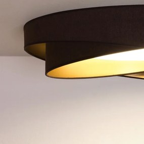 BRILAGI - Lampă LED dimabilă VELVET TWIST LED/36W/230V CCT, Ø 65 cm WT maro/auriu + telecomandă