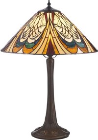 Endon 112185 - Lampă de masă Tiffany HECTOR 1xE27/10W/230V Ø 40 cm