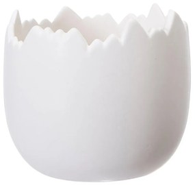 Set de 2 boluri albe din dolomit MONA