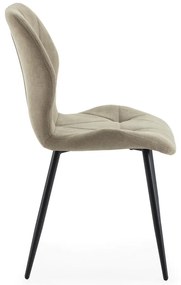 Scaune de dining kaki 4 buc. Luna – Marckeric