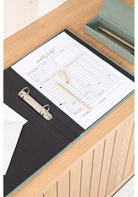 Organizator verde din carton Ringo Canvas Paper Laminate – Bigso