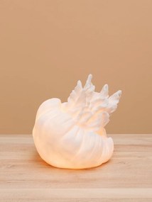 Lampa de masa, alb, din rasina, Jellyfish