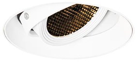 Spot modern îngropat alb GU10 AR70 rotund fără rama - Oneon Honey