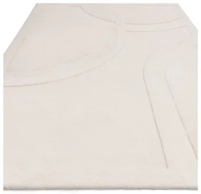 Covor alb din lână 120x170 cm Olsen – Asiatic Carpets