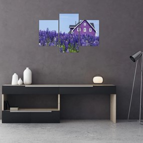 Tablou cu câmp de lavanda (90x60 cm)