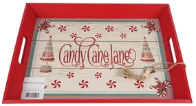 Tava de lemn de Craciun CHRISTMAS - mai multe variante Varianta: Candy canelane