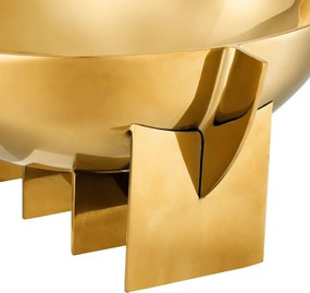 Vas decorativ din otel inoxidabil design LUX Bismarck, auriu 112884 HZ