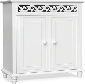 Comodă JERSEY, 76x65x35cm, alb Casaria