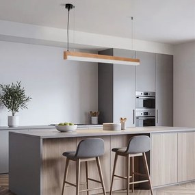 BRILAGI - Lustră LED pe cablu GARDALINE LED/100W/230V stejar