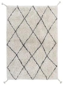 Covor crem lavabil/țesut manual din bumbac 70x100 cm Mini Bereber – Lorena Canals