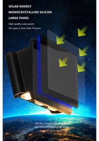 Aplică LED solară cu senzor Immax 08491L LED/2W/5V IP54