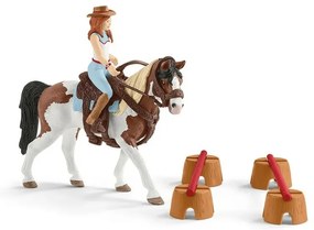 Hannah și trusa de călărie în Western Schleich 42441