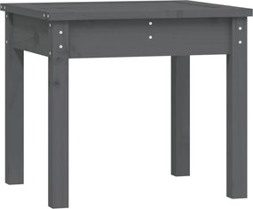 vidaXL Bancă de grădină, gri, 50x44x45 cm, lemn masiv de pin