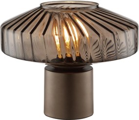 Brilliant - Lampă de masă LYN 1xE27/20W/230V maro/maro fumuriu