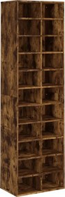 vidaXL Pantofar, stejar fumuriu, 54x34x183 cm, lemn prelucrat