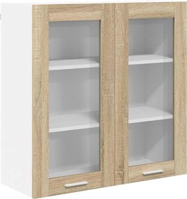 vidaXL Dulap suspendat Stejar Sonoma 80 x 31 x 80 cm Lemn compozit