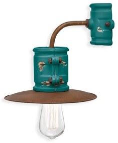Aplica de perete design retro realizata manual din ceramica URBAN