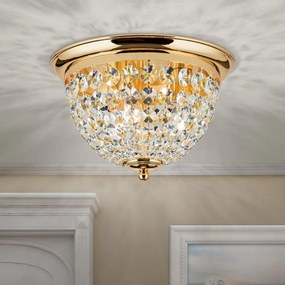 Plafoniera cristal Asfour design elegant lux PLAFOND D-35cm aurie