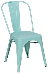 Scaune de dining turcoaz 2 buc. din metal – Ixia