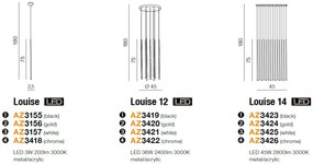 Pendul LED design modern minimalist Louise white ZZ AZ3157