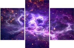 Tablou - Universul violet (90x60 cm)