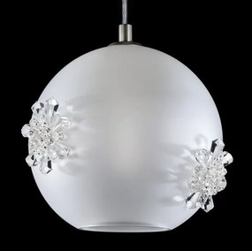 Lustra LUX decorativ fulgi de zapada din cristal SNOWFLAKE 02B-SB