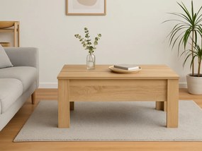 Masuta de cafea RIWA cu blat extensibil 100x50 cm, stejar sonoma