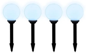 Lampi de exterior pentru alee LED 8 buc. 15 cm, cu tarus de sol 8, 15 cm, 1