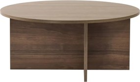 Masuta cafea SOLEIL, nuc, PAL melaminat, 90x90x40 cm