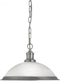 Pendul design clasic Bistro argintiu satin 1591SS SRT