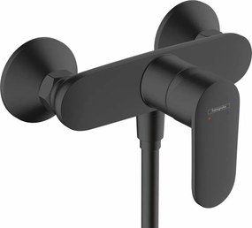 Baterie dus Hansgrohe Vernis Blend monocomanda negru mat