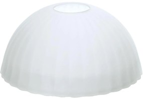 Sticlă de schimb universală ROCCA pentru dulie E27, diametru 17 cm, albă