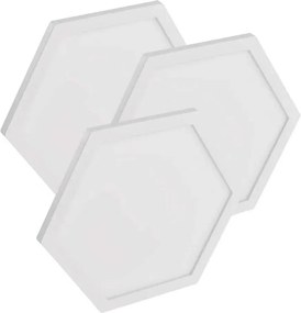 Set de extensie 3x panou LED RGBIC dimabil, 1,8 W, 230 V, Wi-Fi (Tuya)